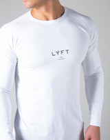 Slim Fit Raglan Long Sleeve T-Shirt - White