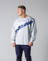 Stripe Long Sleeve T-Shirt - Grey