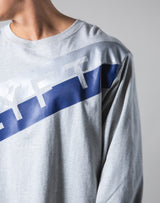 Stripe Long Sleeve T-Shirt - Grey