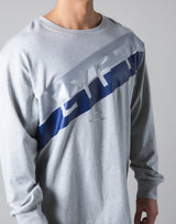 Stripe Long Sleeve T-Shirt - Grey