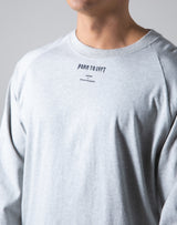 London Punk Raglan Long Sleeve T-Shirt - Grey