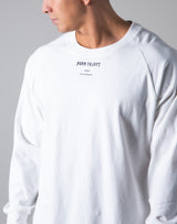 London Punk Raglan Long Sleeve T-Shirt - White