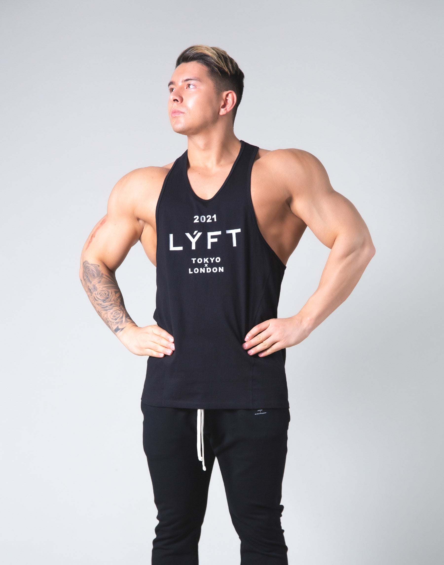 【完売品】LYFT GOLD'S GYM タンクトップ BLACK L 新品 2021 Limited Logo Training Tanktop - Black – LÝFT
