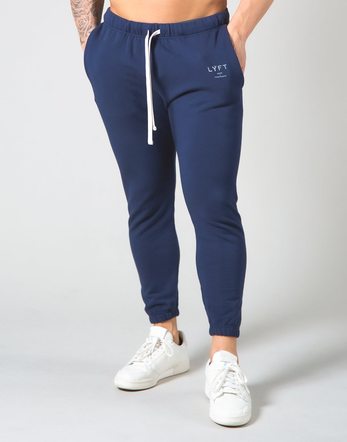 2way Stretch Warm Sweat Pants - Navy