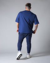 Big Y Logo Big T-Sirt "Wide Body" - Navy