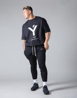 Big Y Logo Big T-Sirt "Wide Body" - Black