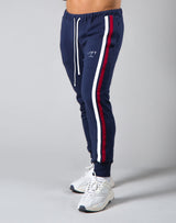 2Way Stretch Side 2 Line Warm Sweat Pants - Navy