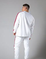 2021 Logo 2 Line Long Sleeve Tee "Wide Body" - White
