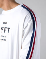 2021 Logo 2 Line Long Sleeve Tee "Wide Body" - White