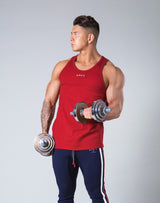 Rear Patch Piping Tanktop - Red