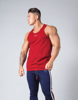 Rear Patch Piping Tanktop - Red