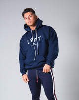 <transcy>Symbolic Emblem Pullover Hoodie --Navy</transcy>