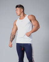 <transcy>Rear Patch Piping Tanktop --White</transcy>