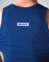 Rear Patch Piping Tanktop - Navy