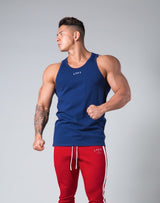 Rear Patch Piping Tanktop - Navy
