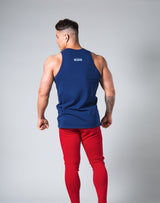 Rear Patch Piping Tanktop - Navy