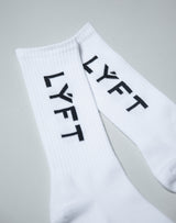Side LÝFT Logo Socks - White