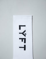 Side LÝFT Logo Socks - White