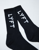 <transcy>Side LÝFT Logo Socks --Black</transcy>