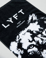 LION Sports Towel - Black