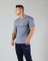 <transcy>Seamless Slimfit T-Shirt --Grey</transcy>