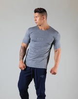 <transcy>Seamless Slimfit T-Shirt --Grey</transcy>