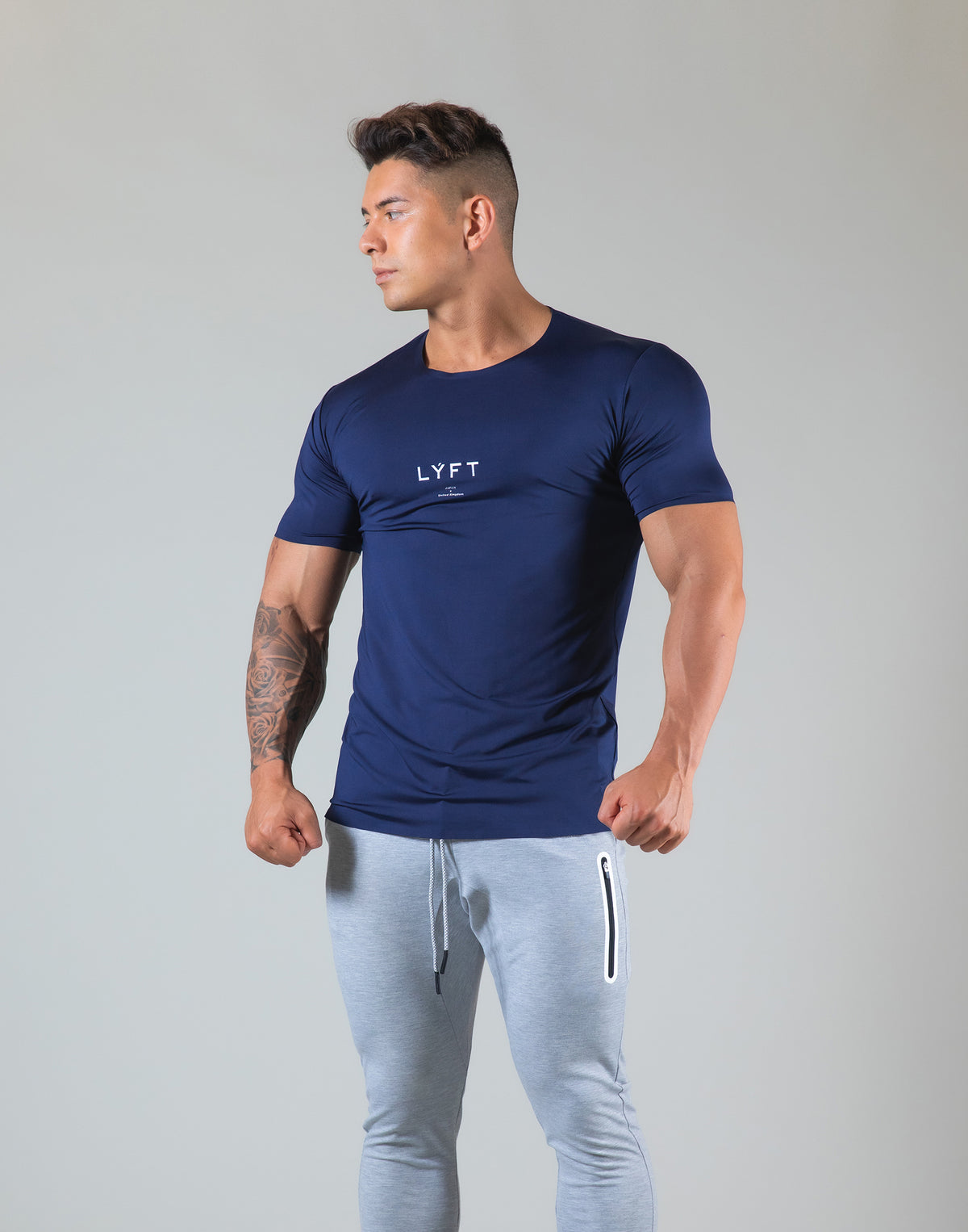 Seamless Slimfit T-Shirt - Navy