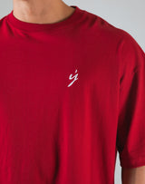 Born To LYFT Back Print Big T-Shirt "Wide Body" - Red