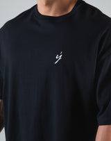 Born To LYFT Back Print Big T-Shirt "Wide Body" - Black