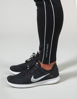 2Way Stretch Piping Pants - Black