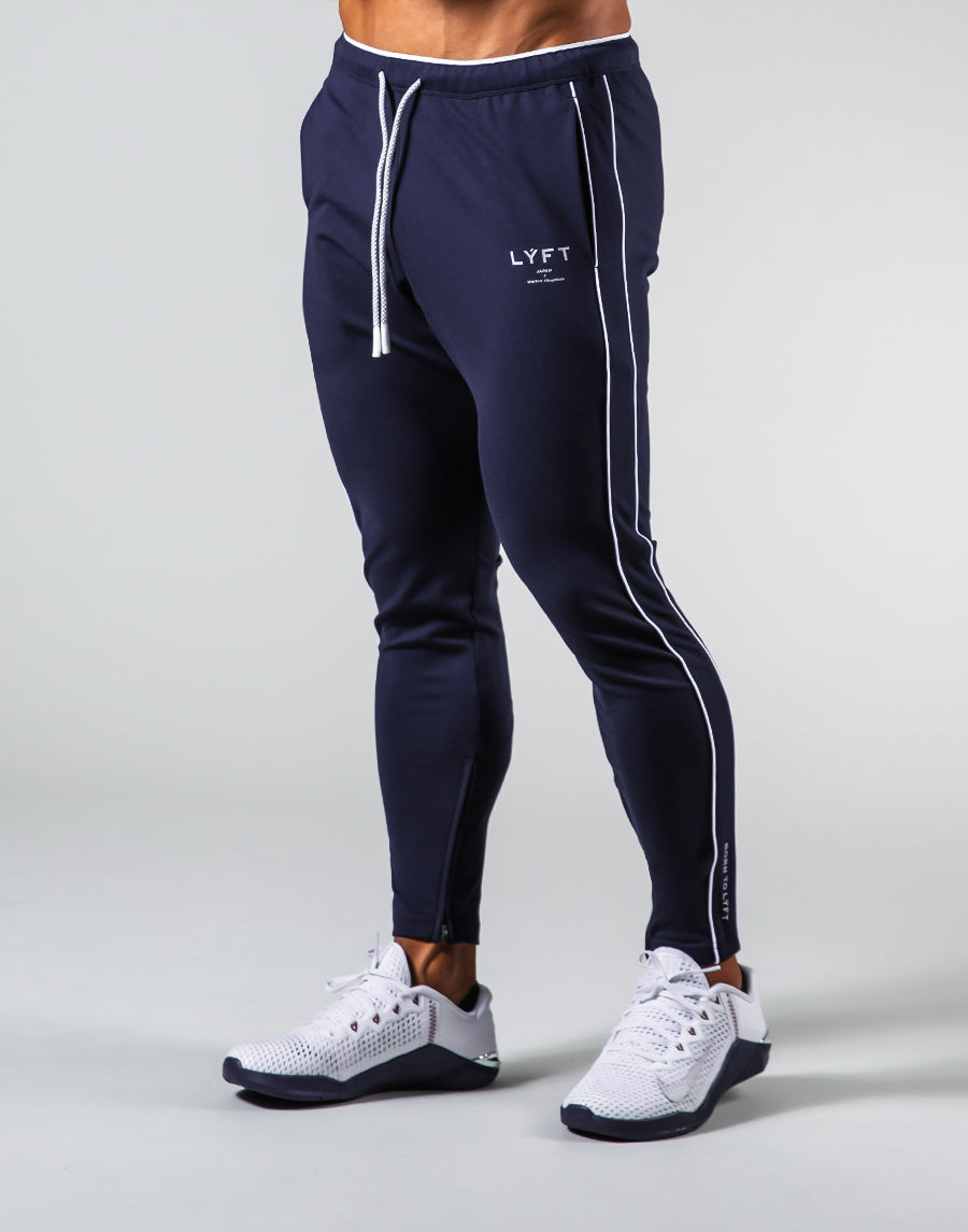 2-Way Stretch Piping Pants - Navy – LÝFT
