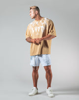 Splash Punk Logo Big T-Shirt "Wide Body" - Beige