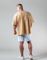 Splash Punk Logo Big T-Shirt "Wide Body" - Beige