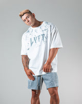 Splash Punk Logo Big T-Shirt "Wide Body" - White