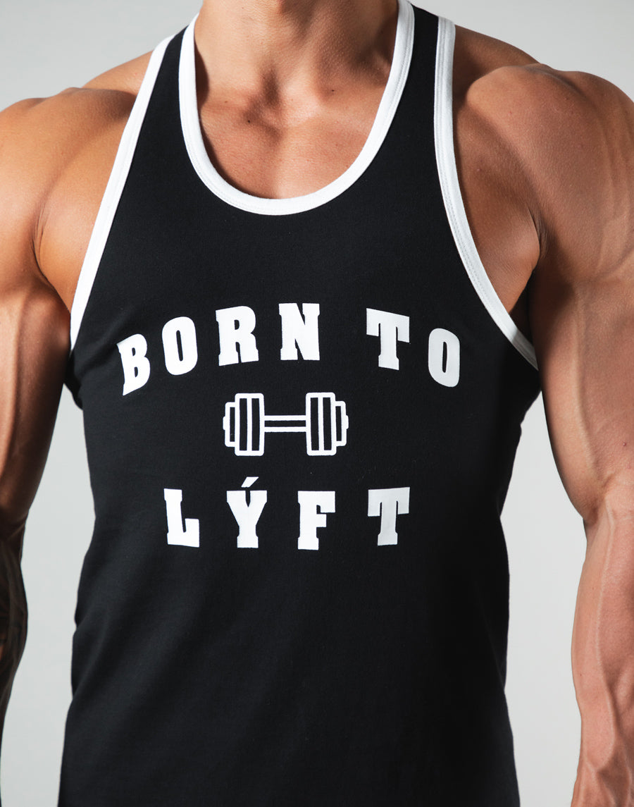 Dumbbel Logo Training Tanktop- Black