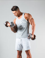 <transcy>Dumbbel Logo Training Tanktop- Gray</transcy>