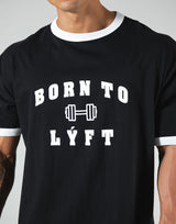 Dumbbel Logo Big T-Shirt - Black