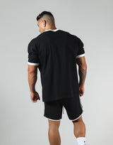 Dumbbel Logo Big T-Shirt - Black
