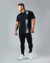 2Way Brush Line Standard T-Shirt - Black