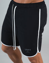 Piping Active Shorts - Black
