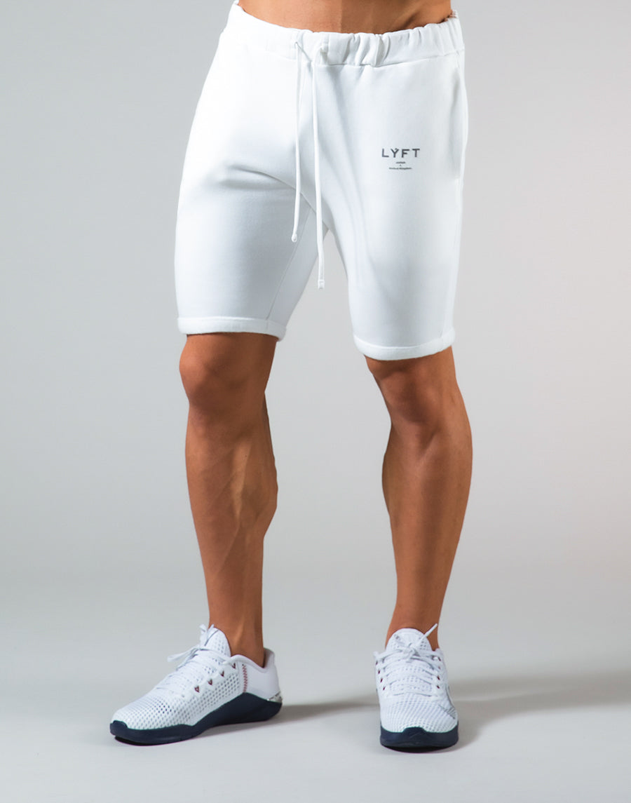 【LYFT】サーフパンツ Mサイズ ホワイト 2Way Stretch Sweat Shorts - White – LÝFT