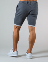 <transcy>2Way Stretch Sweat Shorts --Dark Gray</transcy>