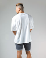 <transcy>Outline Logo Big T-Shirt "Wide Body" --White</transcy>