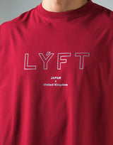 Outline Logo Big T-Shirt "Wide Body" - Red