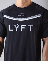 Round Separate Standard T-shirts - Black