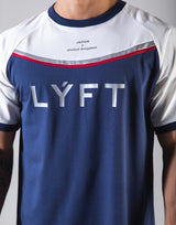 Round Separate Standard T-shirts - Navy