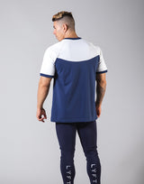 Round Separate Standard T-shirts - Navy
