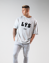 LÝS Logo Big T-Shirt "Wide Body" - Grey