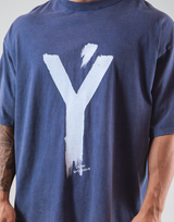Brush Ý Vintage Big T-Shirts "Wide Body" - Navy