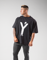 Brush Ý Vintage Big T-Shirts "Wide Body" - Black